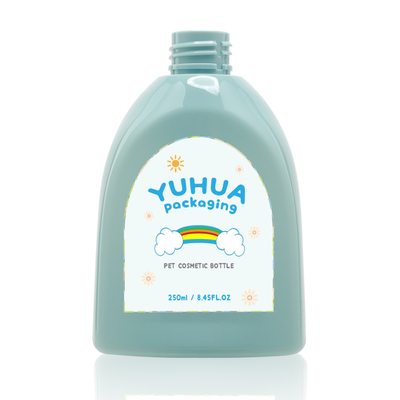 غسول الجسم غسول البلاستيك زجاجة 250ml لطيف زهرة التسمية طفل مضخة