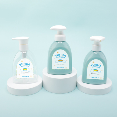 غسول الجسم غسول البلاستيك زجاجة 250ml لطيف زهرة التسمية طفل مضخة