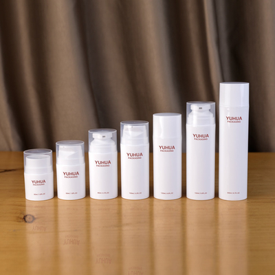 زجاجات التعبئة والتغليف البلاستيكية Airless 30ml 200ml لوشن زيت كريم