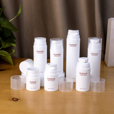 زجاجات التعبئة والتغليف البلاستيكية Airless 30ml 200ml لوشن زيت كريم