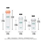 Carton Packaging Makeup Toner Bottle 15ml 20ml 30ml Cosmetic Plastic Flip Cap Bottle