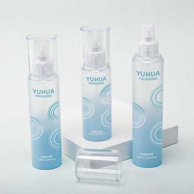 شعار حسب متطلباتك زجاجة رذاذ بلاستيكية لرذاذ الترطيب رذاذ كحول شفاف