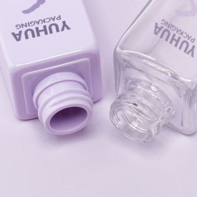 شعار مخصص زجاجة قطرة بلاستيكية مربعة زجاجة مصل زيت جوهر لخدمة العناية بالبشرة المخصصة