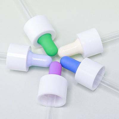 طباعة شعار زجاجات قطارة مصل PET سعة 50 مل للزيوت العطرية والعناية بالبشرة