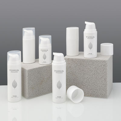 Customized Eco-Friendly 15ml 30ml 50ml Refillable PP Airless Pump Bottle for Face Cream and Sunscreen Lotion Packaging