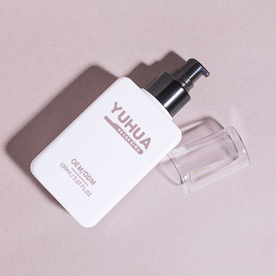 150ml Flat Square PET Plastic Pump Bottle Customized for Shampoo and Lotion with MOQ 10,000PCS