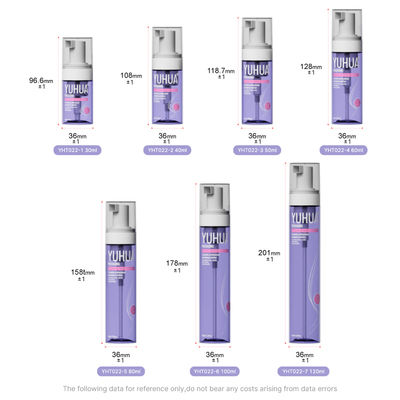 Foam Dispensing with Pump Cap on Customizable Foam Pump Bottle