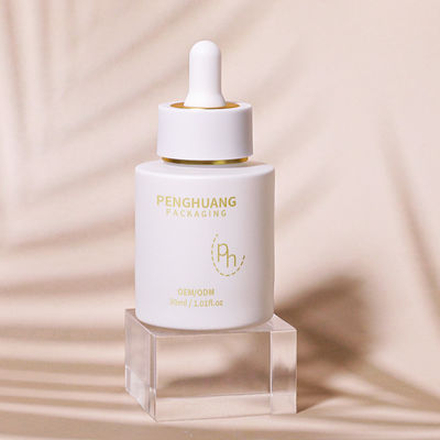 الزجاج الشفاف قناني المصل لمتطلبات العناية بالبشرة المخصصة