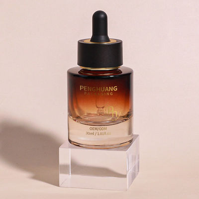 الزجاج الشفاف قناني المصل لمتطلبات العناية بالبشرة المخصصة