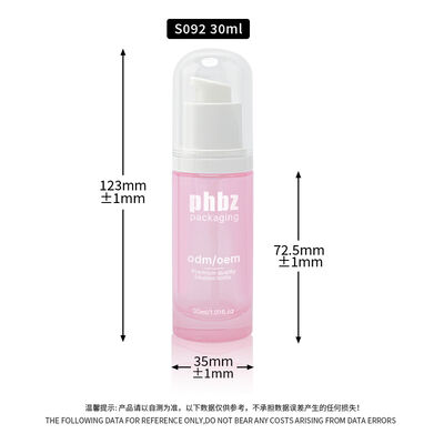 مجموعات زجاجات مستحضرات التجميل مع غطاء بخاخ لوشن الجسم مثالية لحلول تغليف لوشن الترطيب، مصل، زيت، تونر الوجه