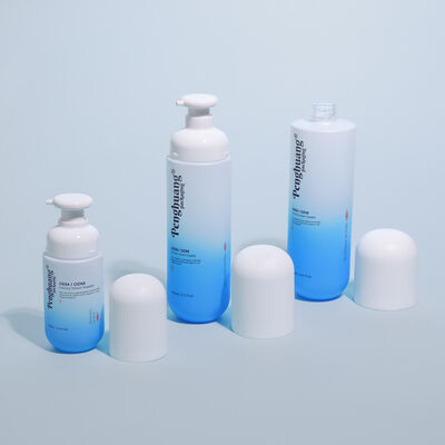 حزمة التعبئة والتغليف التجميلي التي تحتوي على زجاجات تجميلية زجاجية غطاء ذهبي أوعية كريم زجاجات مستحضرات الاستحمام عبوات التعبئة والتغليف القابل للتخصيص وأحجام متعددة