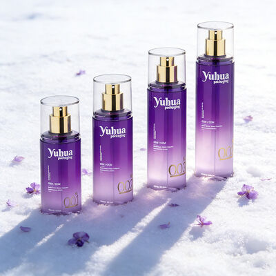 مجموعة التعبئة والتغليف التجميلي زجاجات بلاستيكية مع شعار مخصص