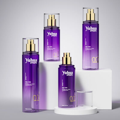 مجموعة التعبئة والتغليف التجميلي زجاجات بلاستيكية مع شعار مخصص