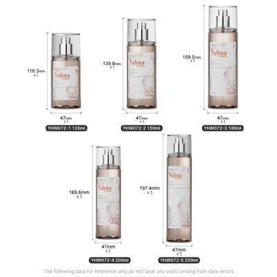 زجاجة لوشن بلاستيكي مع طباعة الشاشة الحريرية مثالية للشمبو ومطهرة اليدين وحزم العناية الشخصية