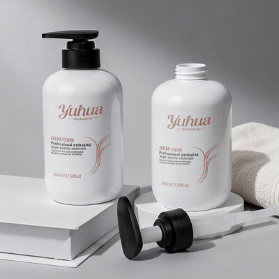 Durable Plastic Packaging Bottles made from PET material suitable for cosmetic packing serum lotion with silk screen and hot stamping printing