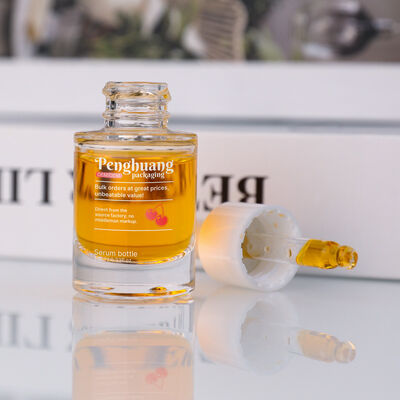 Sliver Dropper Serum Dropper Bottles Customized Cap Sealing Type Cap Packaging Option for Cosmetic Skincare and Essential Oils