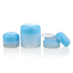 الصانع مخصص كريم التعبئة والتغليف الزجاج 30ml الأرجواني كريم جرة الزجاج لمستحضرات التجميل