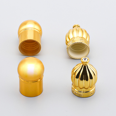 تغليف الجمال لفة زجاجية صغيرة على زجاجات 12 مل لتغليف العطور بريق ذهبي