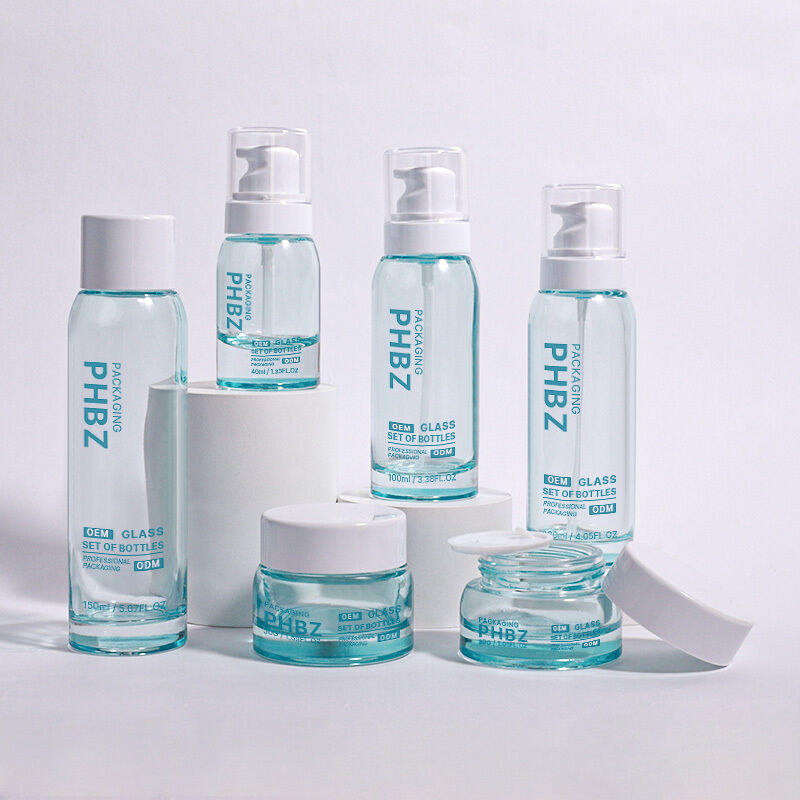 طابع حار مجموعة التعبئة والتغليف التجميلي المخصصة ODM OEM المقبولة مصممة لتعبئة وتعبئة منتجات التجميل واحتياجات العلامات التجارية