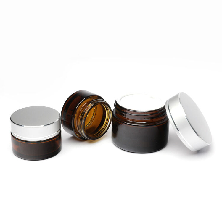 مجموعة التعبئة والتغليف التجميلية الزجاجية التي توفر طباعة الشاشة الحريرية ومعالجة السطح مع الشعار المخصص وتخصيص الألوان