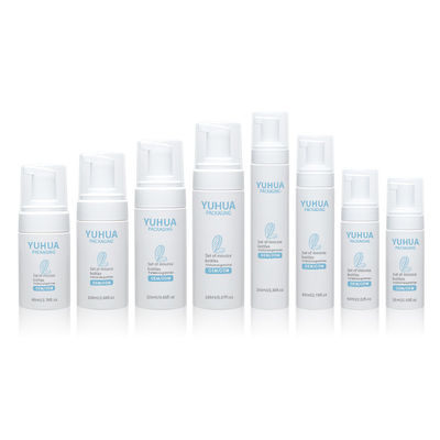 Custom Plastic Foam Bottle for Shower Gel White Or Custom 50ml 60ml 80ml 100ml 120ml 150ml Capacity