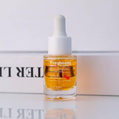 زجاجات قطارة سيروم فضية مع غطاء مخصص ونوع إغلاق وخيارات تغليف للزيوت العطرية ومستحضرات التجميل والعناية بالبشرة