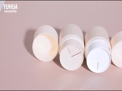 كريم العناية بالبشرة وعاءات التعبئة البلاستيكية مع الطباعة المتجمدة في PP