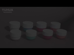 زجاجة بلاستيكية تجميلية فاخرة مع غطاء