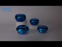 زجاجة كريم بلاستيكية لونها أزرق أو مخصصة لزبدة الجسم كريم العين أو كريم الوجه