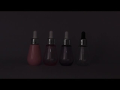 زجاجات قطارة مصل سعة 50 مل طباعة بالشاشة الحريرية و ختم حراري