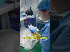 فحص جودة زجاجة قطارة مستحضرات التجميل وعملية التعبئة | فيديو إنتاج المصنع